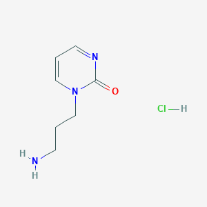 1-(3-aminopropyl)pyrimidin-2(1H)-one hydrochloride