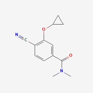 4-Cyano-3-cyclopropoxy-N,N-dimethylbenzamide