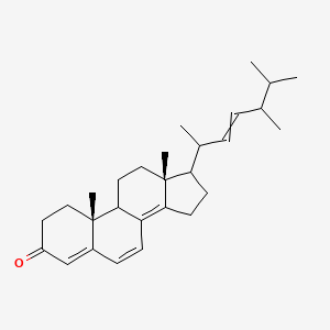 (10R,13R)-17-(5,6-dimethylhept-3-en-2-yl)-10,13-dimethyl-1,2,9,11,12,15,16,17-octahydrocyclopenta[a]phenanthren-3-one