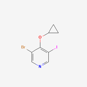 3-Bromo-4-cyclopropoxy-5-iodopyridine