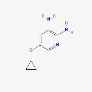 5-Cyclopropoxypyridine-2,3-diamine