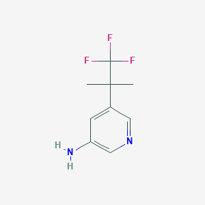 5-(1,1,1-Trifluoro-2-methylpropan-2-yl)pyridin-3-amine