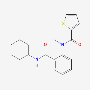 N-[2-(cyclohexylcarbamoyl)phenyl]-N-methylthiophene-2-carboxamide