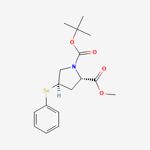 (2S,4R)-1-tert-Butyl 2-methyl 4-(phenylselanyl)pyrrolidine-1,2-dicarboxylate