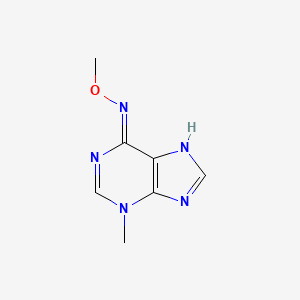 molecular formula C7H9N5O B14806702 (Z)-N-methoxy-3-methyl-7H-purin-6-imine 