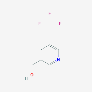 (5-(1,1,1-Trifluoro-2-methylpropan-2-yl)pyridin-3-yl)methanol