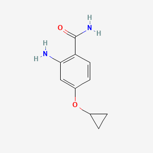 2-Amino-4-cyclopropoxybenzamide