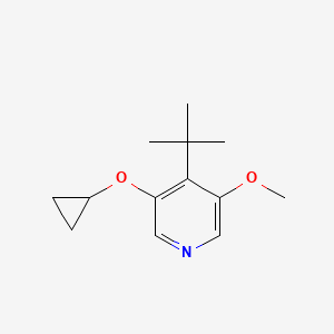 4-Tert-butyl-3-cyclopropoxy-5-methoxypyridine