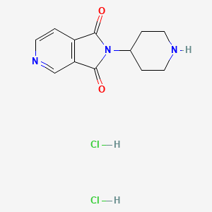 2-(piperidin-4-yl)-1H-pyrrolo[3,4-c]pyridine-1,3(2H)-dione dihydrochloride