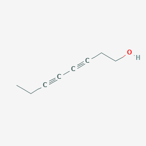 molecular formula C8H10O B14806790 Octa-3,5-diyn-1-OL CAS No. 10160-11-9