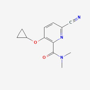 6-Cyano-3-cyclopropoxy-N,N-dimethylpicolinamide