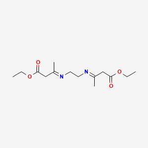 Ethyl 3-[2-[(4-ethoxy-4-oxobutan-2-ylidene)amino]ethylimino]butanoate