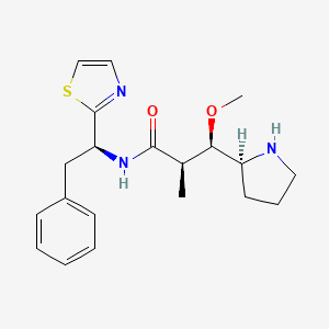 (R,R,2S)--Methoxy--methyl-N-[(1S)-2-phenyl-1-(2-thiazolyl)ethyl]-2-pyrrolidinepropanamide