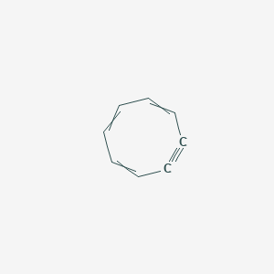 molecular formula C8H6 B14806835 1,3,5-Cyclooctatrien-7-yne CAS No. 4514-69-6