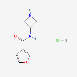 N-(azetidin-3-yl)furan-3-carboxamide hydrochloride