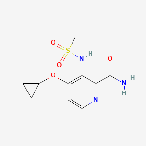 4-Cyclopropoxy-3-(methylsulfonamido)picolinamide