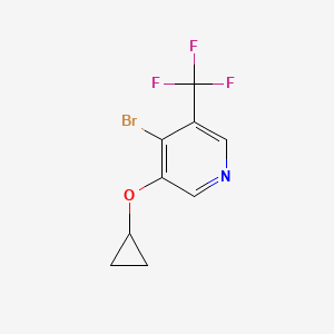 4-Bromo-3-cyclopropoxy-5-(trifluoromethyl)pyridine