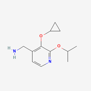 (3-Cyclopropoxy-2-isopropoxypyridin-4-YL)methanamine