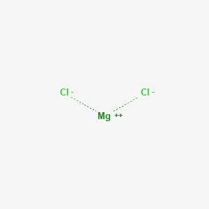molecular formula MgCl2· 6H2O<br>MgCl2<br>Cl2Mg B148069 氯化镁 (MgCl2) CAS No. 7786-30-3
