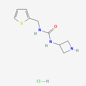 1-(Azetidin-3-yl)-3-(thiophen-2-ylmethyl)urea hydrochloride
