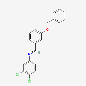 N-{(Z)-[3-(benzyloxy)phenyl]methylidene}-3,4-dichloroaniline