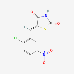 (5Z)-5-(2-chloro-5-nitrobenzylidene)-1,3-thiazolidine-2,4-dione