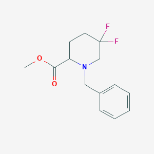 Methyl 1-benzyl-5,5-difluoropiperidine-2-carboxylate