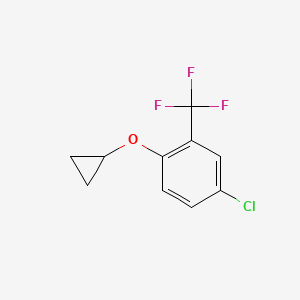 4-Chloro-1-cyclopropoxy-2-(trifluoromethyl)benzene