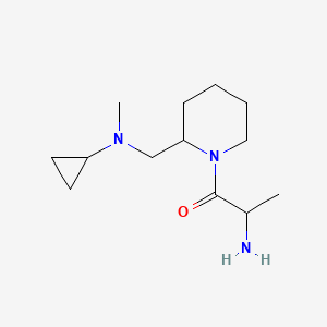 2-Amino-1-[2-[[cyclopropyl(methyl)amino]methyl]piperidin-1-yl]propan-1-one