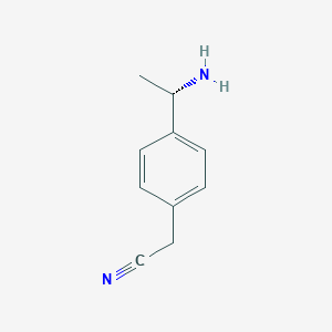 (S)-2-(4-(1-Aminoethyl)phenyl)acetonitrile