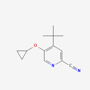 4-Tert-butyl-5-cyclopropoxypicolinonitrile