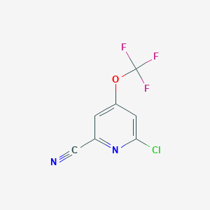 6-Chloro-4-(trifluoromethoxy)picolinonitrile