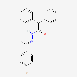 N-[(E)-1-(4-bromophenyl)ethylideneamino]-2,2-diphenylacetamide