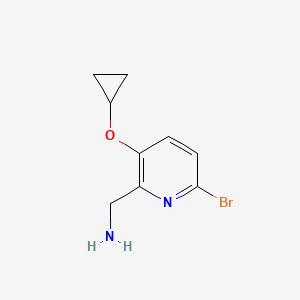 (6-Bromo-3-cyclopropoxypyridin-2-YL)methanamine