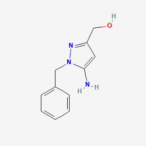 molecular formula C11H13N3O B14807174 (5-Amino-1-benzyl-1H-pyrazol-3-yl)methanol 