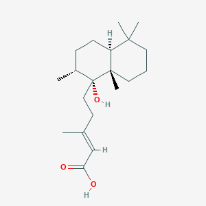 (E)-5-[(1R,2R,4aS,8aS)-1-hydroxy-2,5,5,8a-tetramethyl-3,4,4a,6,7,8-hexahydro-2H-naphthalen-1-yl]-3-methylpent-2-enoic acid