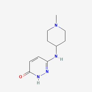 molecular formula C10H16N4O B1480720 6-((1-Methylpiperidin-4-yl)amino)pyridazin-3-ol CAS No. 2091718-50-0