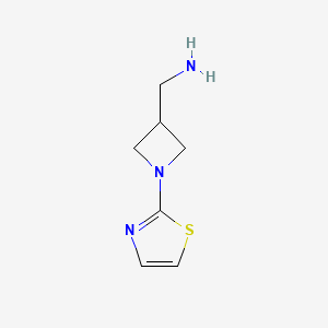 (1-(Thiazol-2-yl)azetidin-3-yl)methanamine