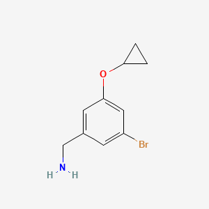 (3-Bromo-5-cyclopropoxyphenyl)methanamine