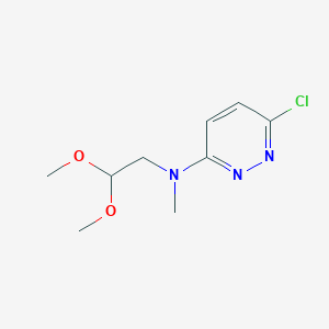 molecular formula C9H14ClN3O2 B1480727 6-chloro-N-(2,2-dimethoxyethyl)-N-methylpyridazin-3-amine CAS No. 2097966-91-9