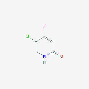 molecular formula C5H3ClFNO B14807279 5-Chloro-4-fluoropyridin-2-OL CAS No. 1227571-77-8