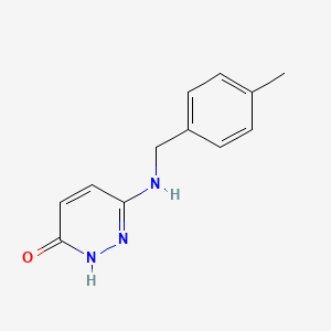 molecular formula C12H13N3O B1480728 6-((4-Methylbenzyl)amino)pyridazin-3-ol CAS No. 1877435-83-0
