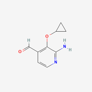 2-Amino-3-cyclopropoxyisonicotinaldehyde