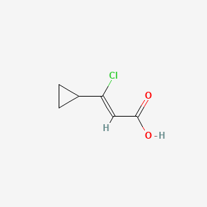 3-Chloro-3-cyclopropylacrylic acid