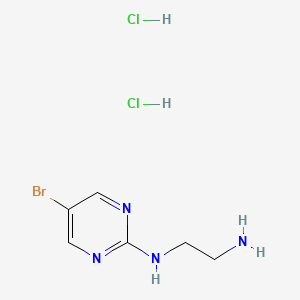 N1-(5-bromopyrimidin-2-yl)ethane-1,2-diamine dihydrochloride
