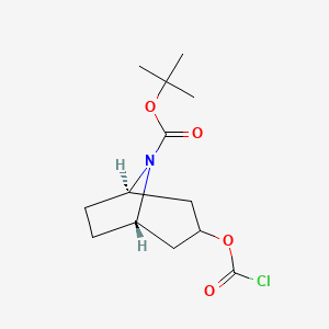 Tert-butyl (endo-3-((chlorocarbonyl)oxy)-8-azabicyclo[3.2.1]octane-8-carboxylate