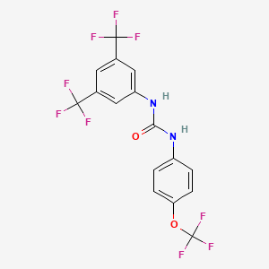 1-(3,5-Bis(trifluoromethyl)phenyl)-3-(4-(trifluoromethoxy)phenyl)urea