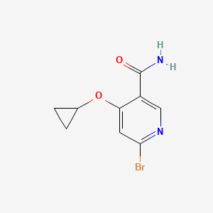 6-Bromo-4-cyclopropoxynicotinamide