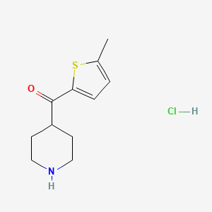 (5-Methylthiophen-2-yl)(piperidin-4-yl)methanone hydrochloride