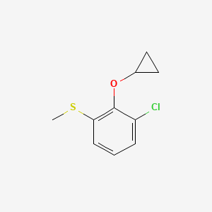 (3-Chloro-2-cyclopropoxyphenyl)(methyl)sulfane